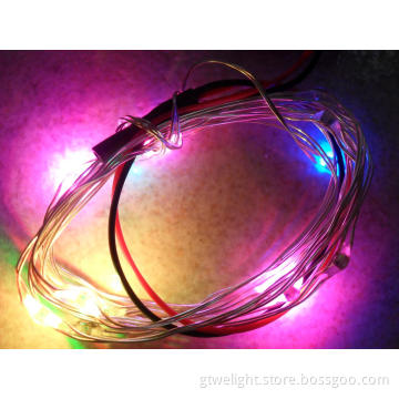 Colorful Changing LEDs Coper String Light